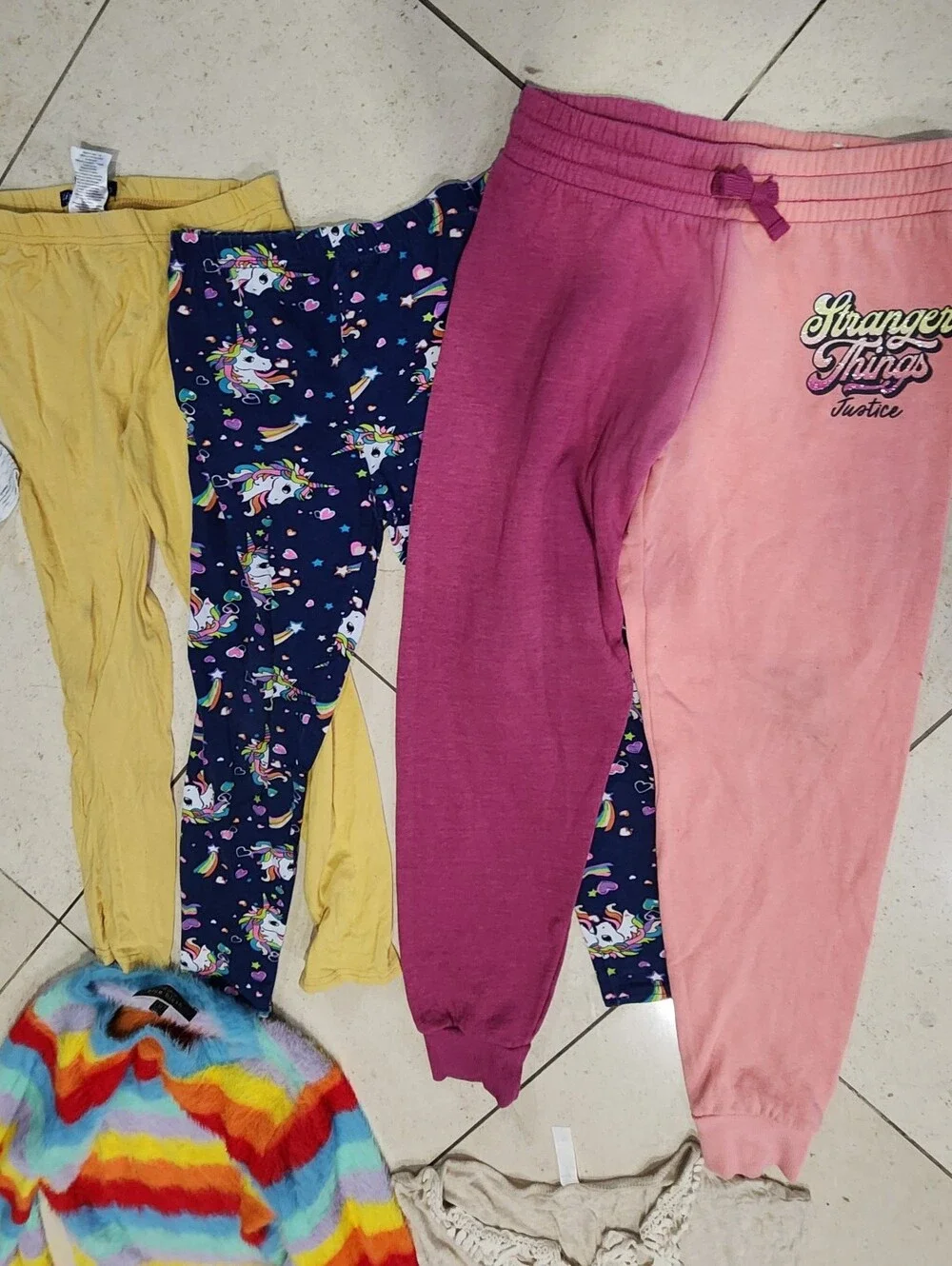 Kids Child Girls Clothes 10 Years Lot of 16 Pieces Sweaters Leggings Hoodies